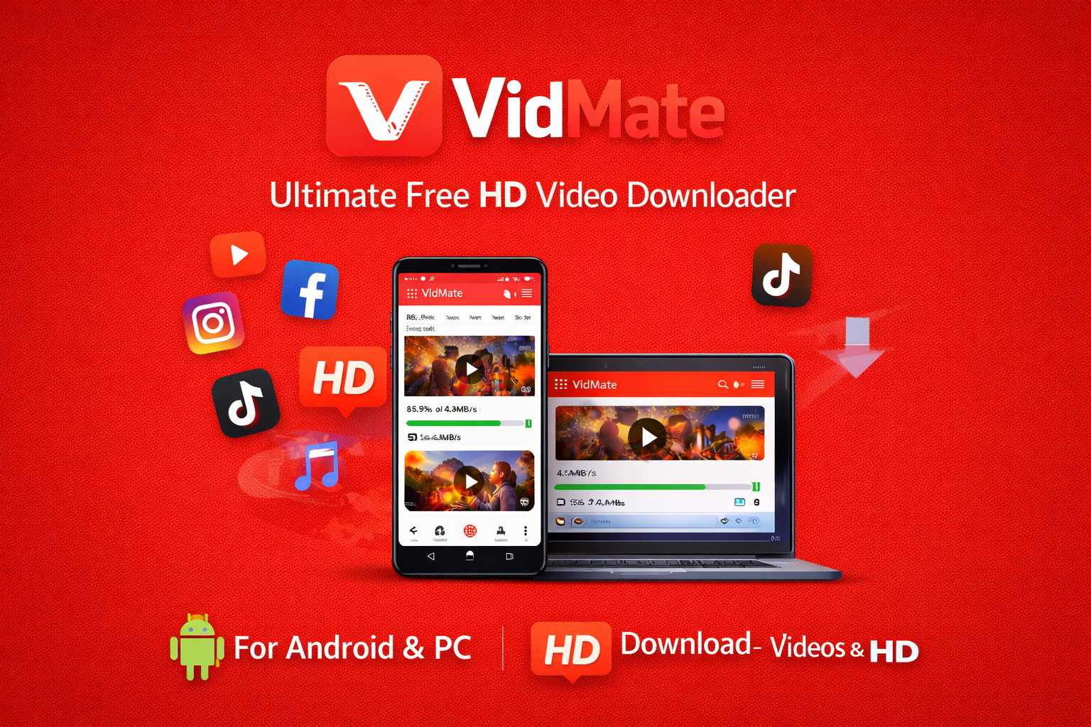VidMate Free Video Downloader - Download HD Videos & MP3 Online